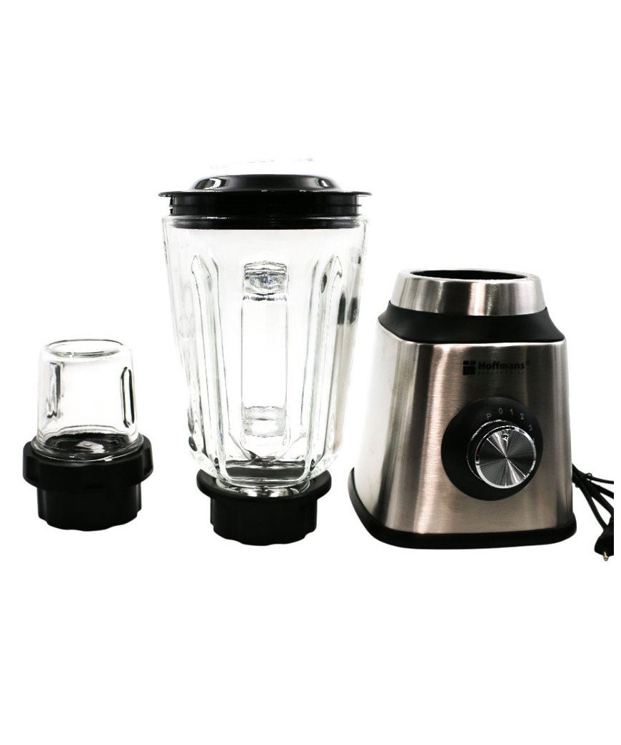 Mixeur Blender 2 en 1/verre sans BPA /Hoffmans /1.5L/600w