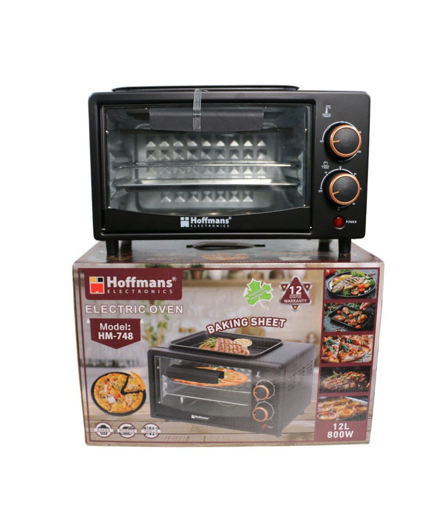 Four électrique avec grille/Hoffmans/12L/800W
