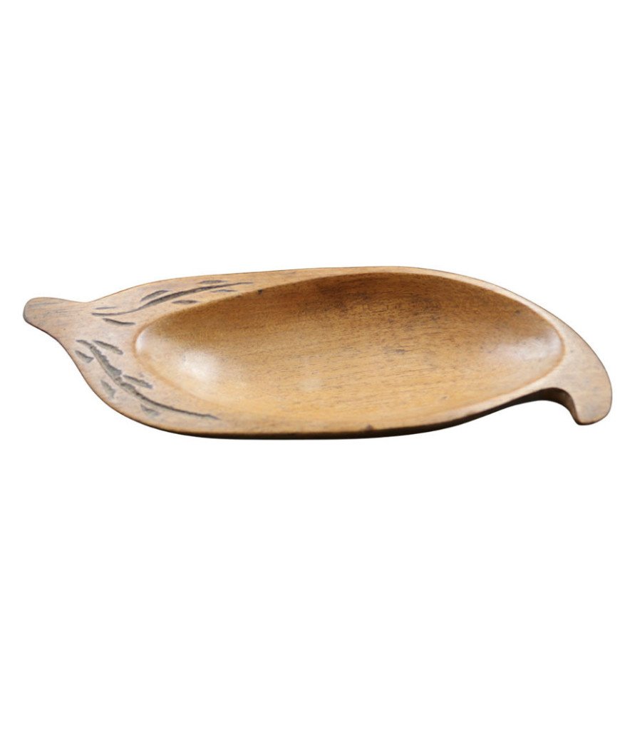 Ramequin en forme de plume /bois bio