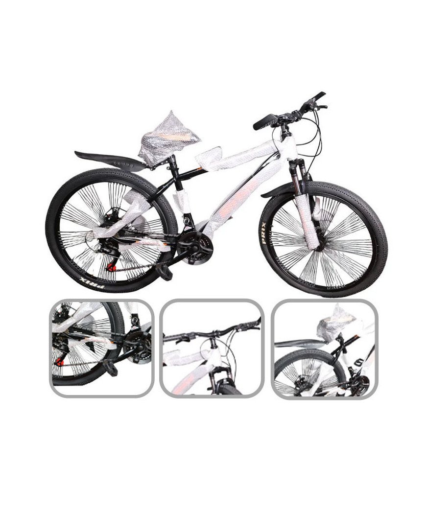 Vélo 26 pouces noir/21 vitesses /cadre robuste en acier au carbone/amortisseur de chocs