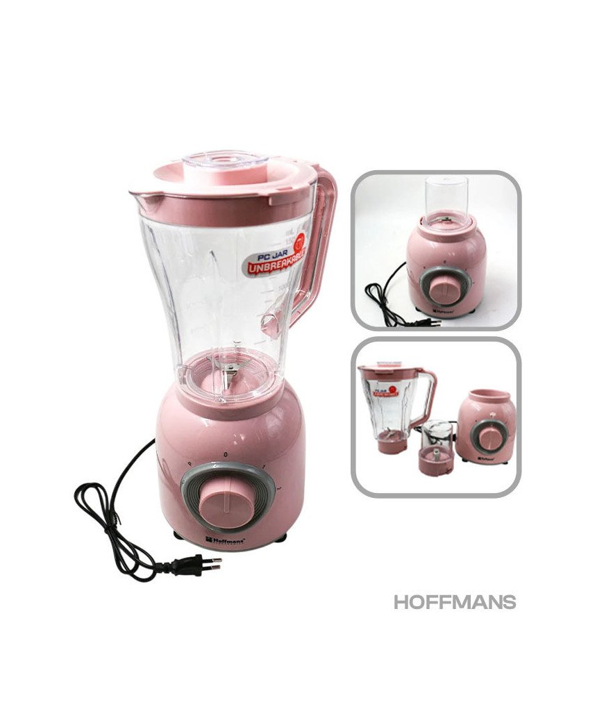 Mixeur Blender 2 en 1/verre sans BPA /Hoffmans /1.5L/800w