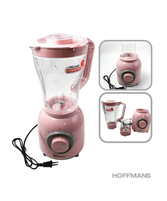 Mixeur Blender 2 en 1/verre sans BPA /Hoffmans /1.5L/800w