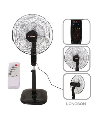 Ventilateur télécommande tactile  /Longson/65w/18 Pouces/silencieux
