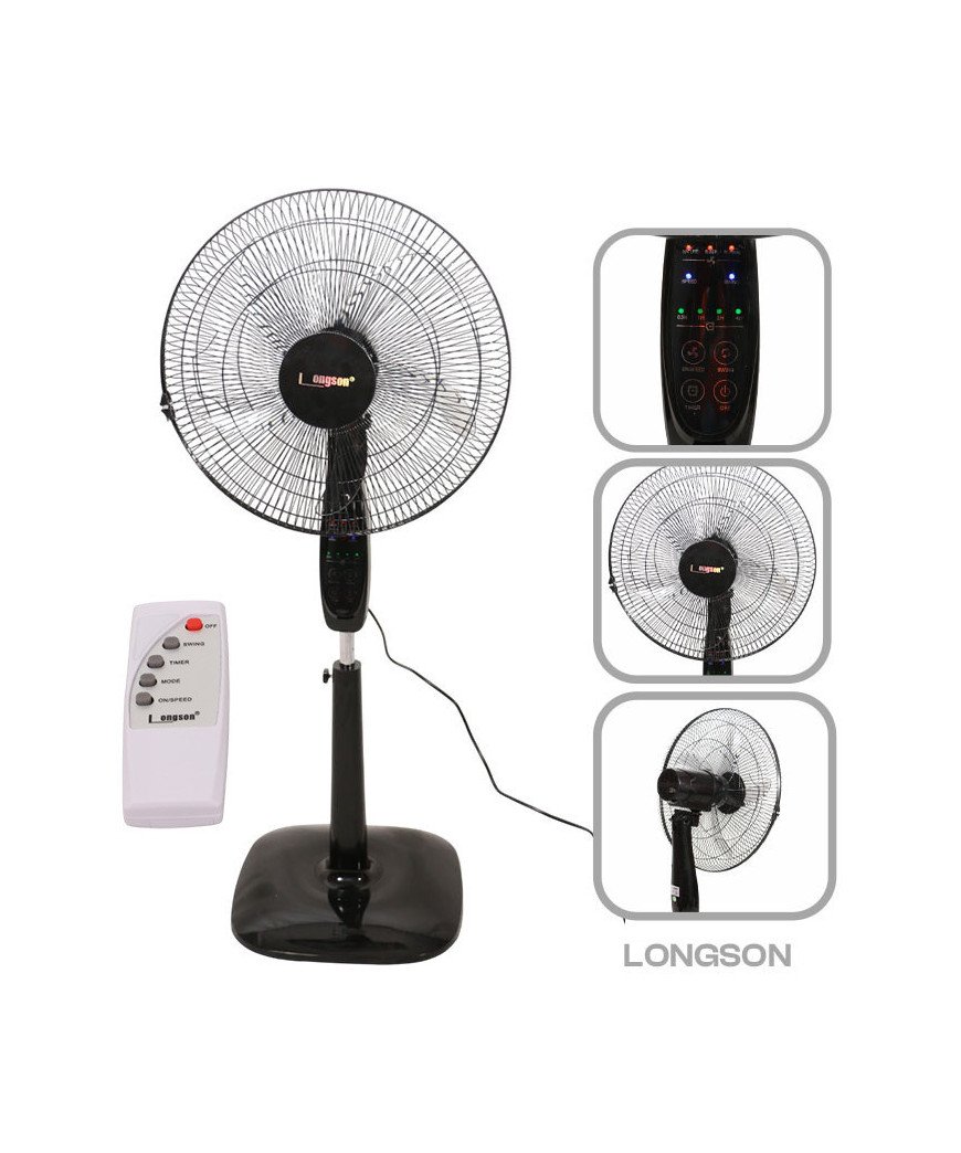 Ventilateur télécommande tactile  /Longson/65w/18 Pouces/silencieux