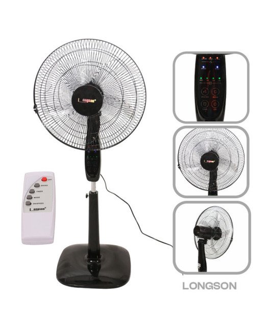Ventilateur télécommande tactile  /Longson/65w/18 Pouces/silencieux