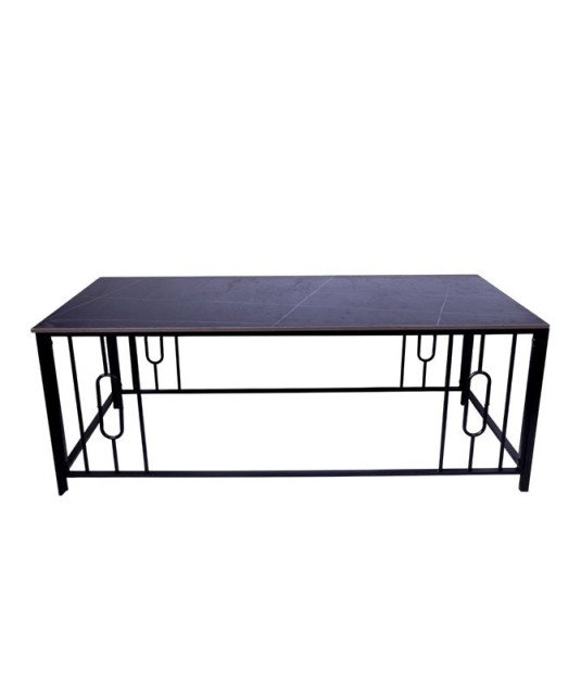 Table centrale/Marbre/Noir/1M20X60CMX32CM