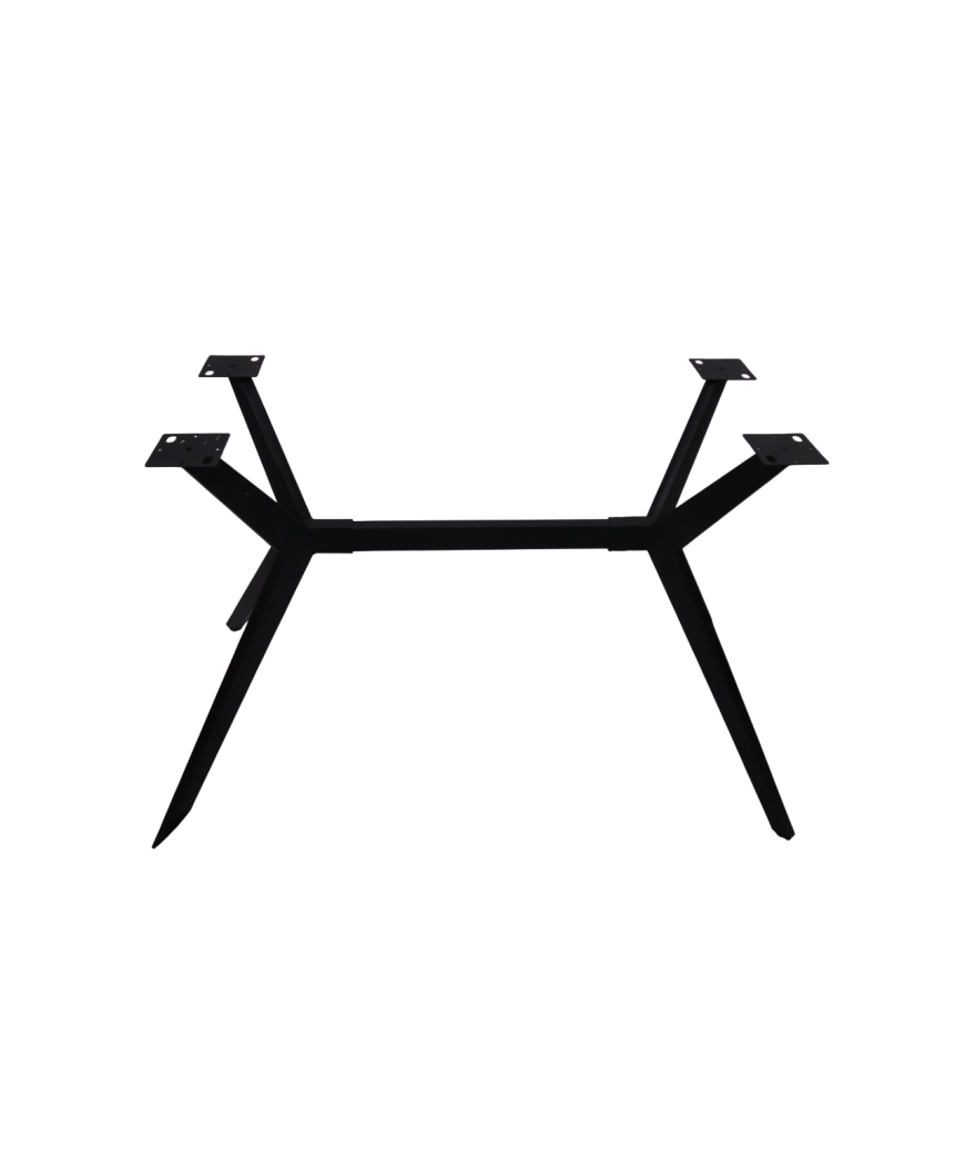 Table à Manger/Marbre + 4 chaises Marron/Noir /Gris /143*82 cm