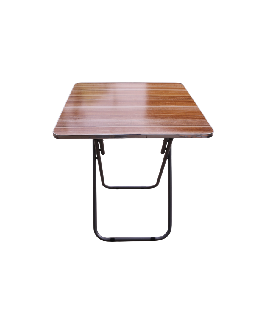 Table bois pliable carrée 60X60 Cm/pied en fer
