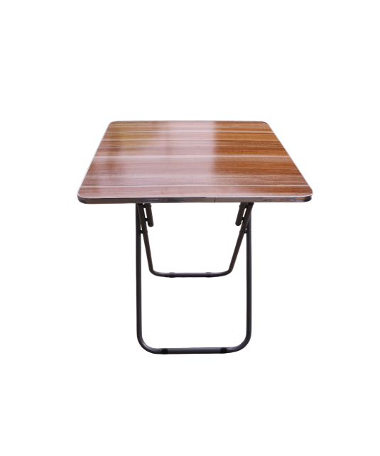 Table bois pliable carrée 60X60 Cm/pied en fer