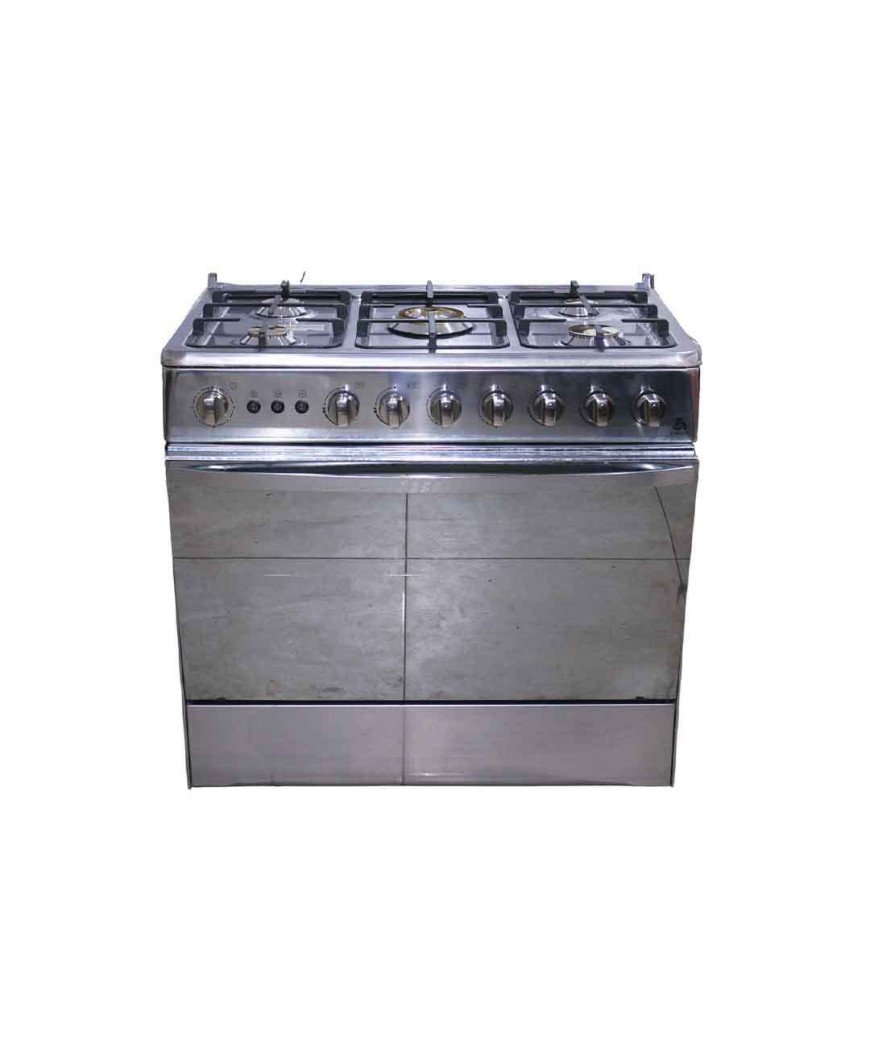 Gazinière Chigo / 5 feux / 6090 allumage automatique et ou manuel/lumière dans le four/Minuterie /Tourne broche