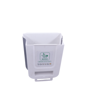 Poubelle en plastic /Poubelle de cuisine couleur gris et blanc/5L