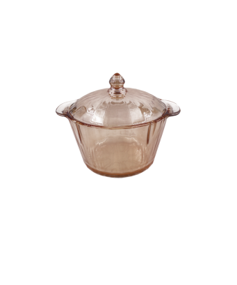 Casserole en verre avec couvercle/nouilles/soupe/lait