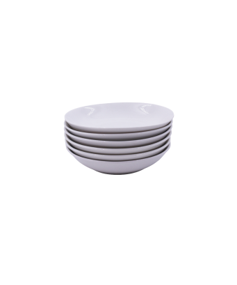 Assiette en porcelaine blanc/petit format