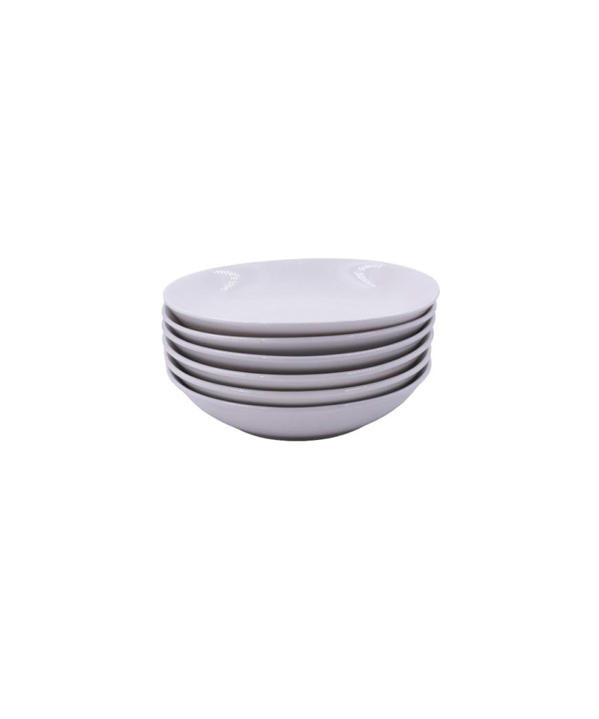 Assiette en porcelaine blanc/petit format