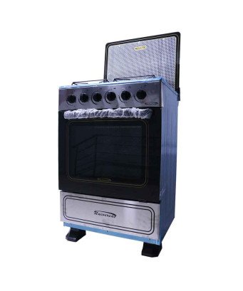 Gazinière Universal /60X60 Inox/2 feux dans le four / 4 feux de cuisson