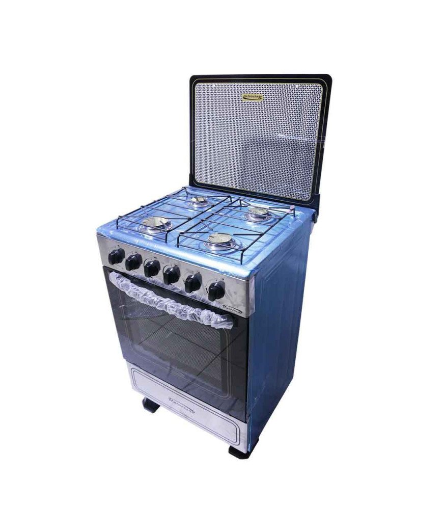 Gazinière Universal /60X60 Inox/2 feux dans le four / 4 feux de cuisson
