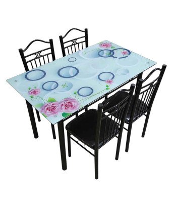 Table à Manger/Vitré +4 chaises YT2