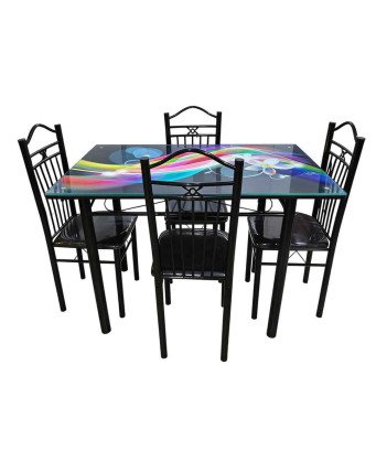 Table à Manger/Vitré +4 chaises YT3