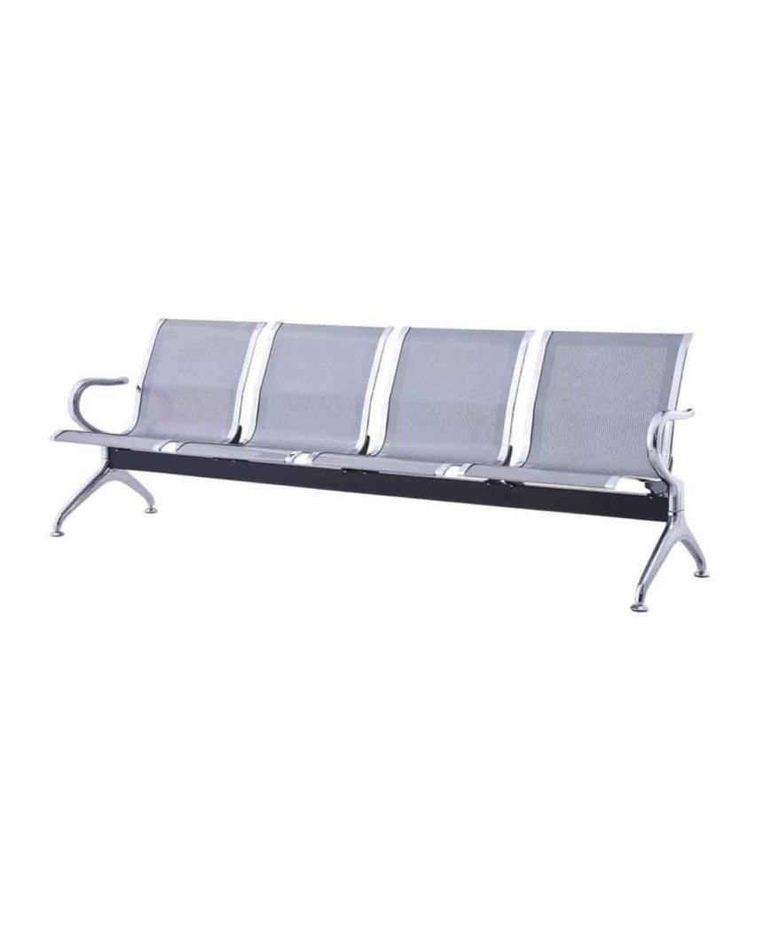 Banquette 4 places / en acier inoxydable/confortable