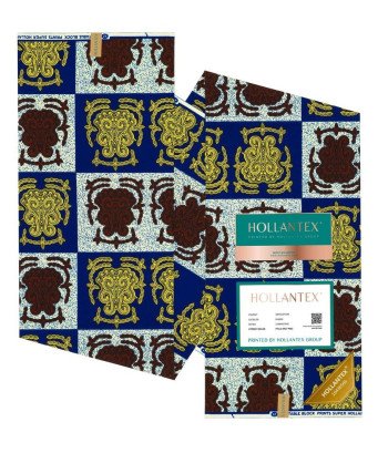Pagne Hollantex /3 pièces/Bleu Jaune Marron et gris