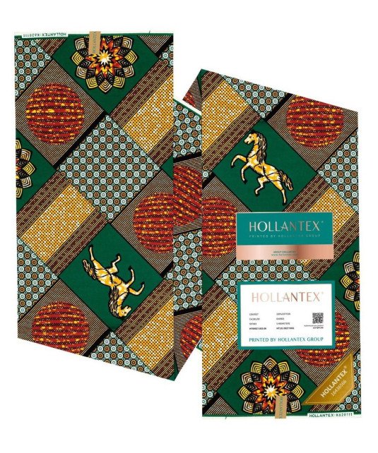 Pagne Hollantex /3 pièces/Motifs Cheval