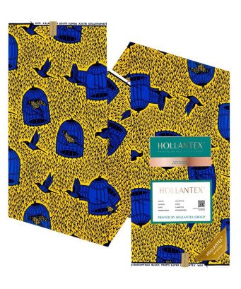 Pagne Hollantex /3 pièces/Motifs cage d'oiseau