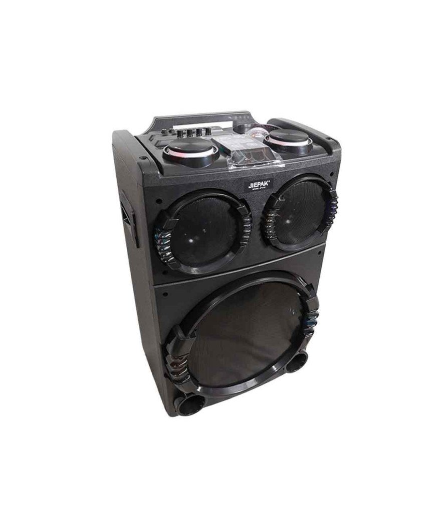 Baffle Jiepak/2 Micros/Bluetooth/USB/Micro SD/Radio FM/AUX/TW/Led display/100W/jp-815
