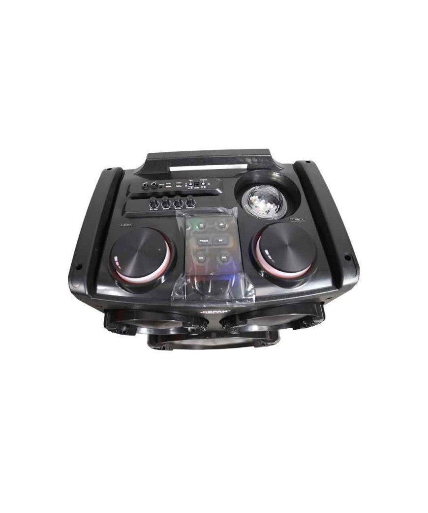 Baffle Jiepak/2 Micros/Bluetooth/USB/Micro SD/Radio FM/AUX/TW/Led display/100W/jp-815