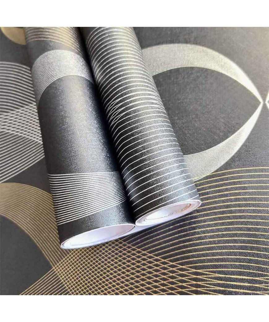 Papier Peint/Adhésif Mural/60Cm*10M/ Motif gris blanc