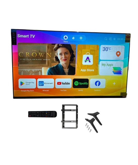 TV 65 pouces /Soaitv / 2 télécommande simple/support mural/Android /4K