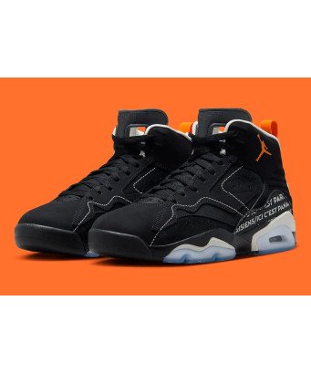 Basket Montante Jordan jumpman Mvp/Noire avec et semelle transparent J7