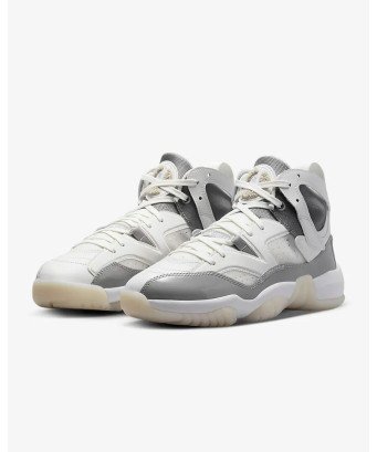 Basket Montante Jordan jumpman Mvp/Blanc détails Grise J11