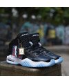 Basket Montante Jordan jumpman Mvp/Blanc noire /J17