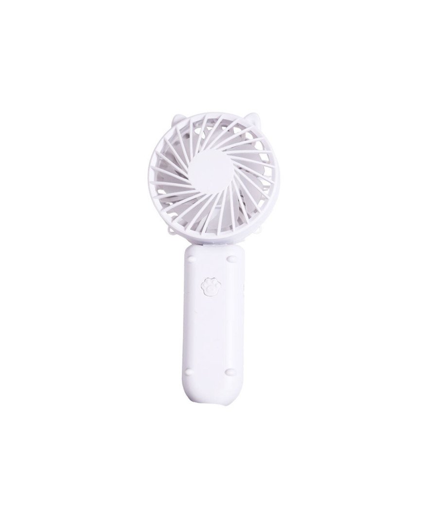 Mini Ventilateur portable USB rechargeable 3 vitesses/Blanc