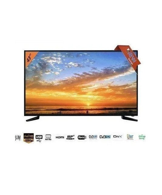 TV Ilux 43 LED Iltv43-1/avec décodeur intégré/Garantie 6 Mois