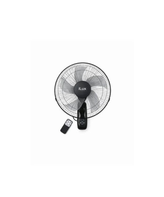 Ventilateur Mural télécommandé /5 Hélices/ 18 pouces/Ilux