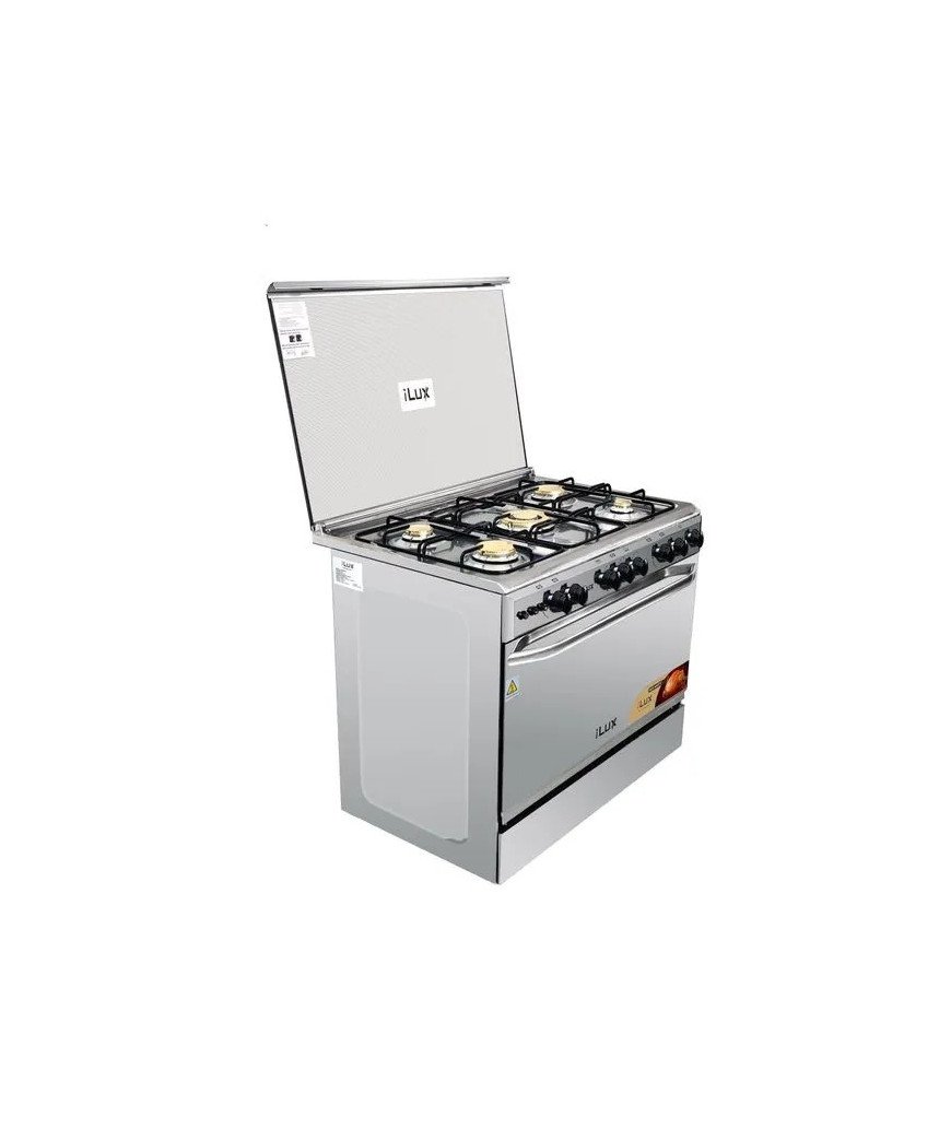 Gazinière 5 feux Ilux/2 four avec tourne broche/6090s