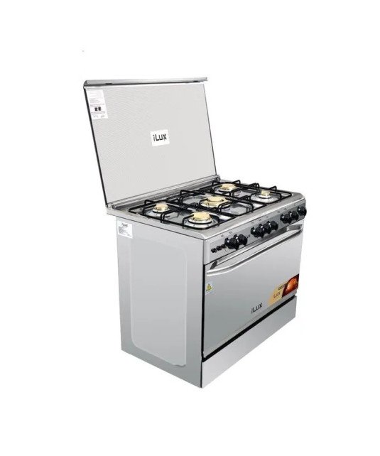 Gazinière 5 feux Ilux/2 four avec tourne broche/6090s