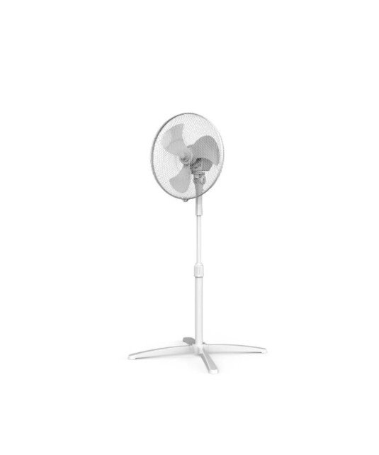 Ventilateur Blanc a pied/ Midea /40W/3 Vitesses/FS40-21M